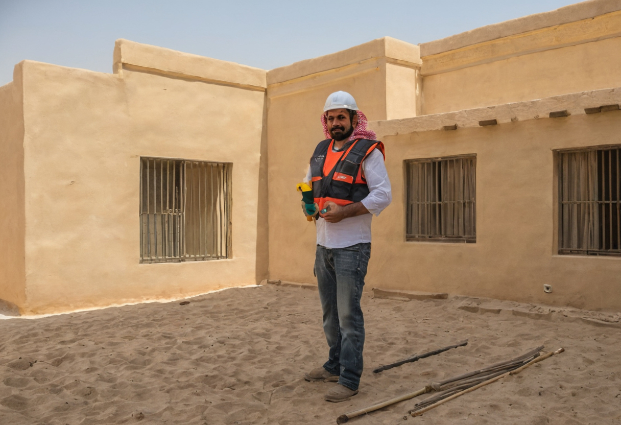 How should a UAE tenant obtain consent and clearance before work begins editorial visual